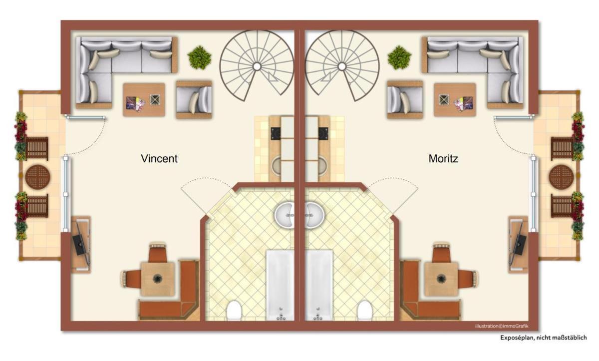 Haus Vier Freunde, Vincent Apartment